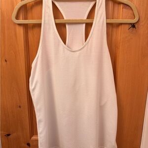 Women's Manduka White Workout Tank Top